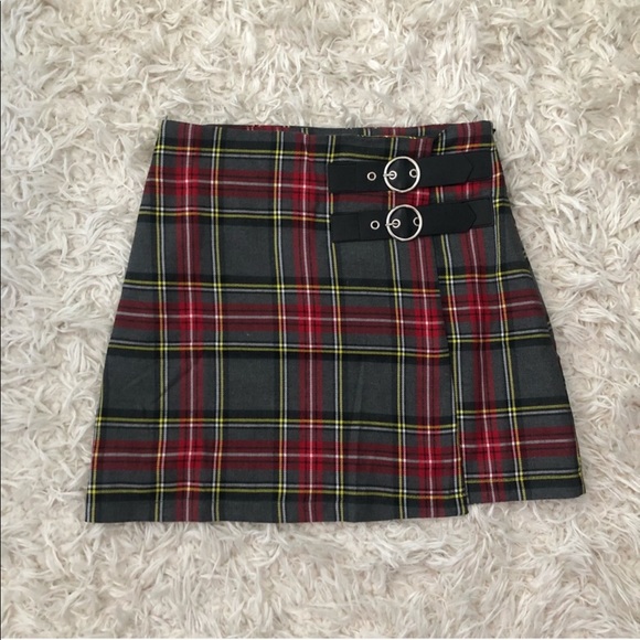 Forever 21 Dresses & Skirts - 90’s style grunge plaid skirt schoolgirl
